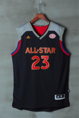 Maillot De Basket All Star 2017 NBA Western LeBron James 23 Noir